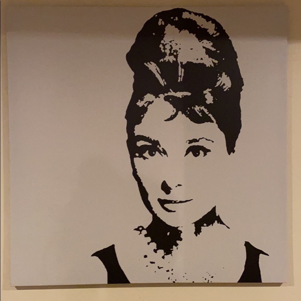 Audrey Hepburn 35x35 picture